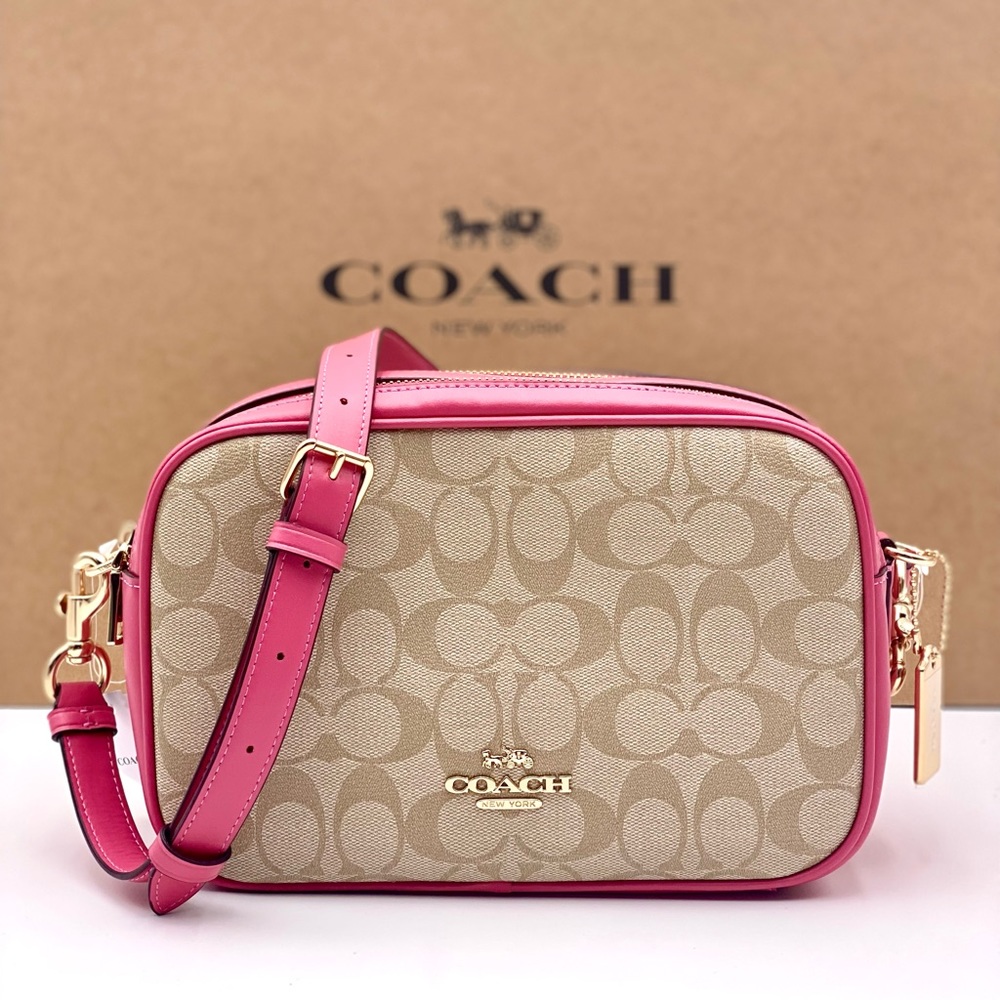 COACH JES CROSSBODY IN SIGNATURE CANVAS AND Wallet - Picture 12 of 15